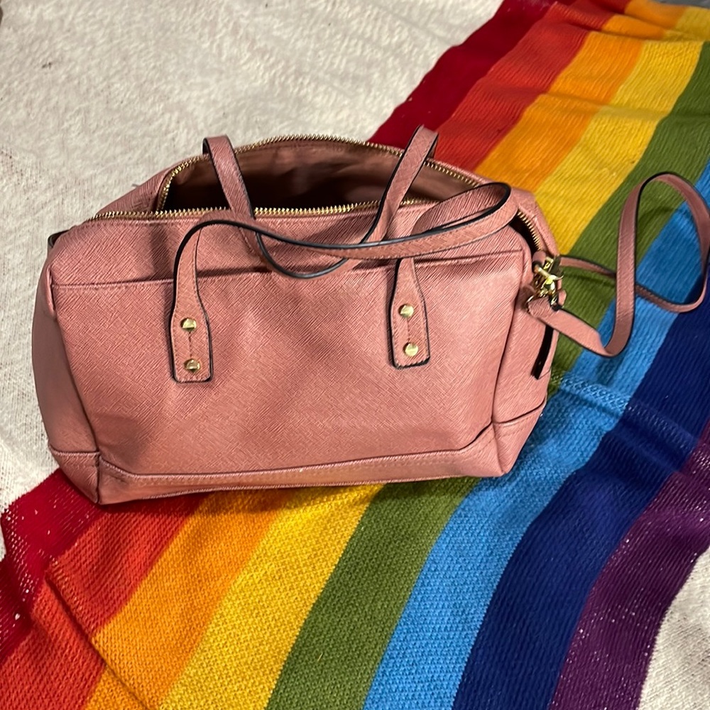 Handbag with crossbody strap